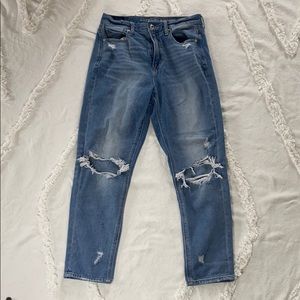 American Eagle high rise mom jeans